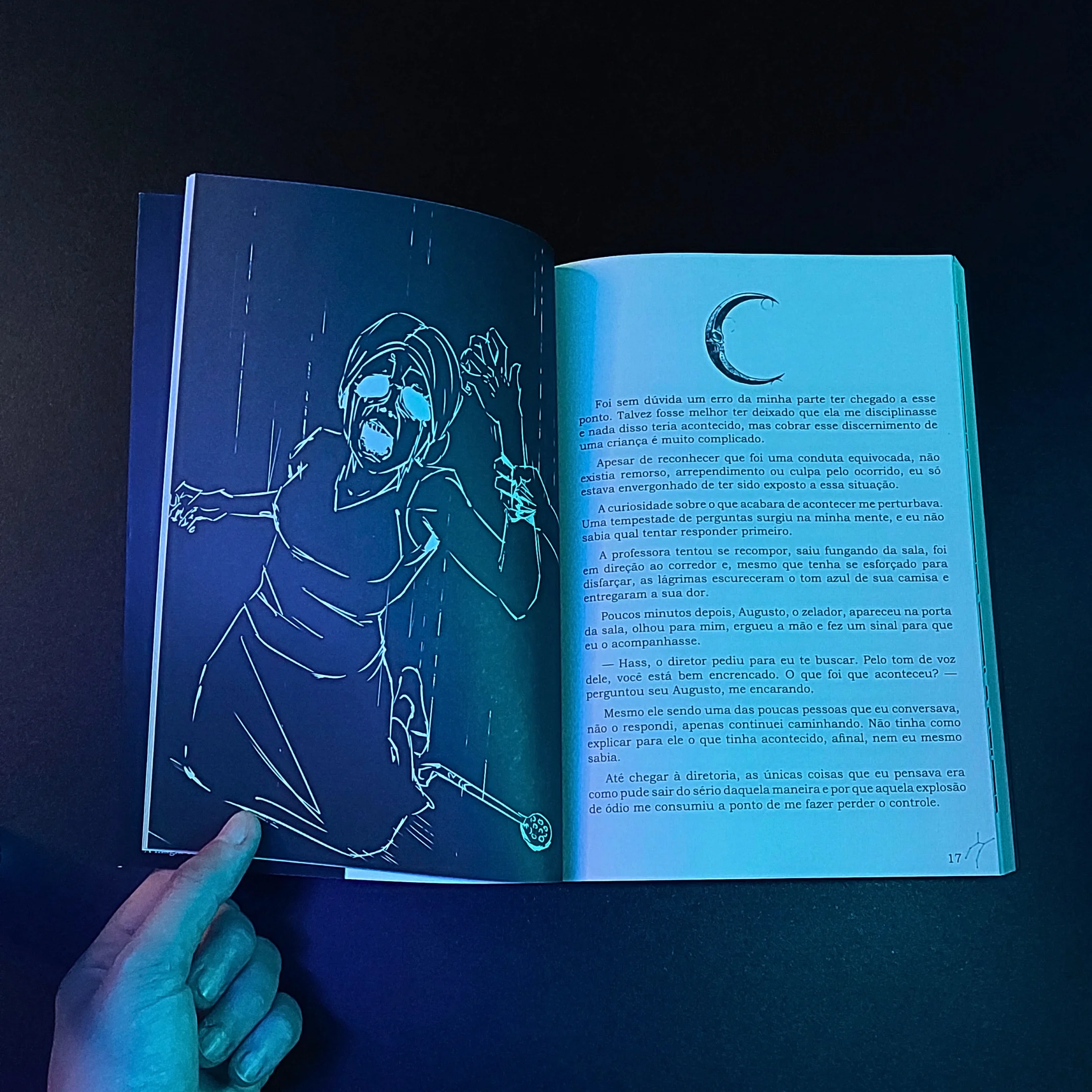 Interior do livro O Diário de Hass - Foto 4